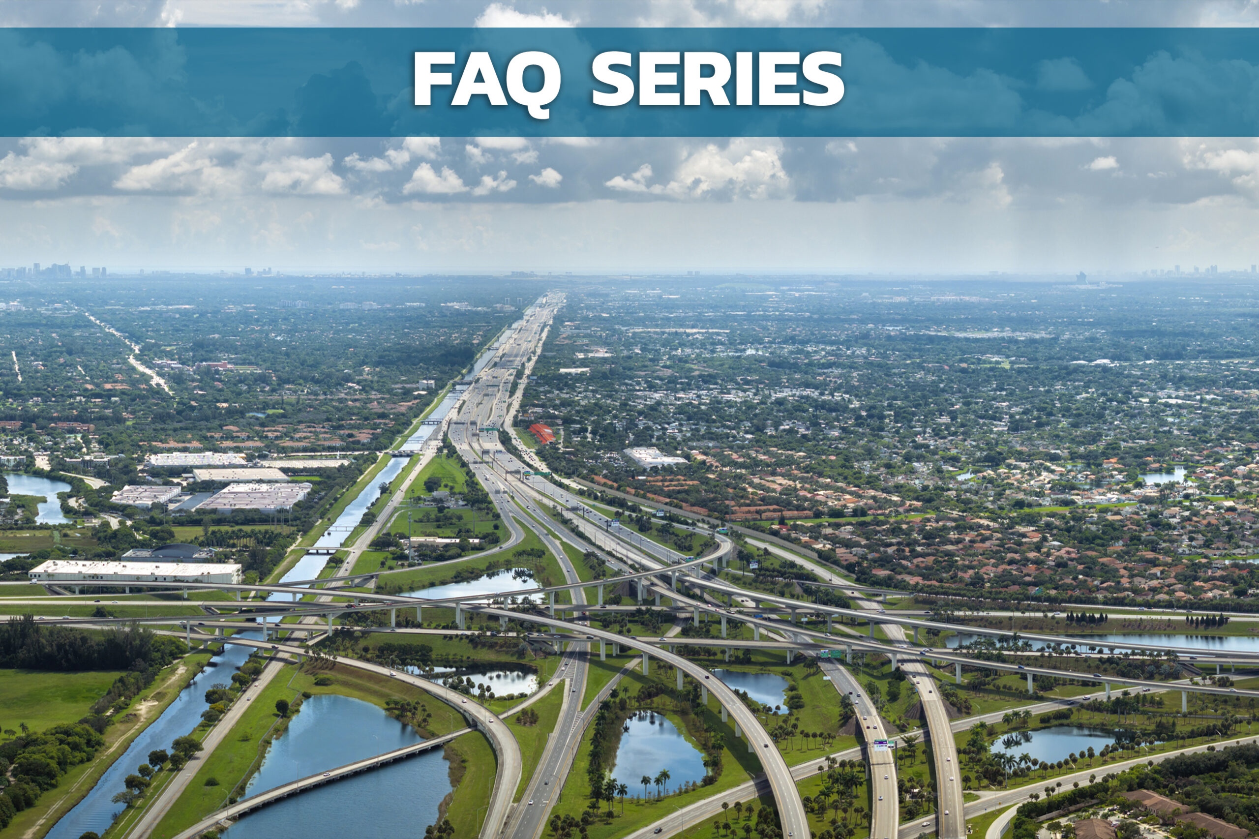 An interstate and river create a divided community.